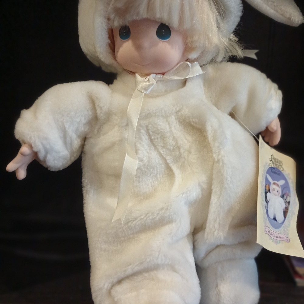 Precious Moments White Bunny Doll